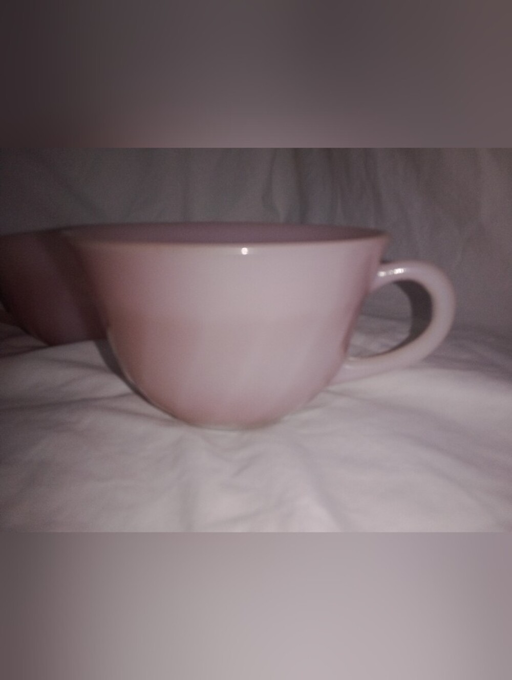 Vintage Mid Century MCM Fire King Pink Swirl Tea Coffee Cup Set of 3 Boho 50s - Picture 2 of 11